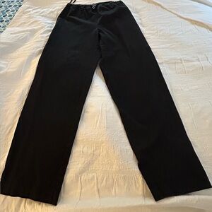 Eileen Fisher black cropped summer pants